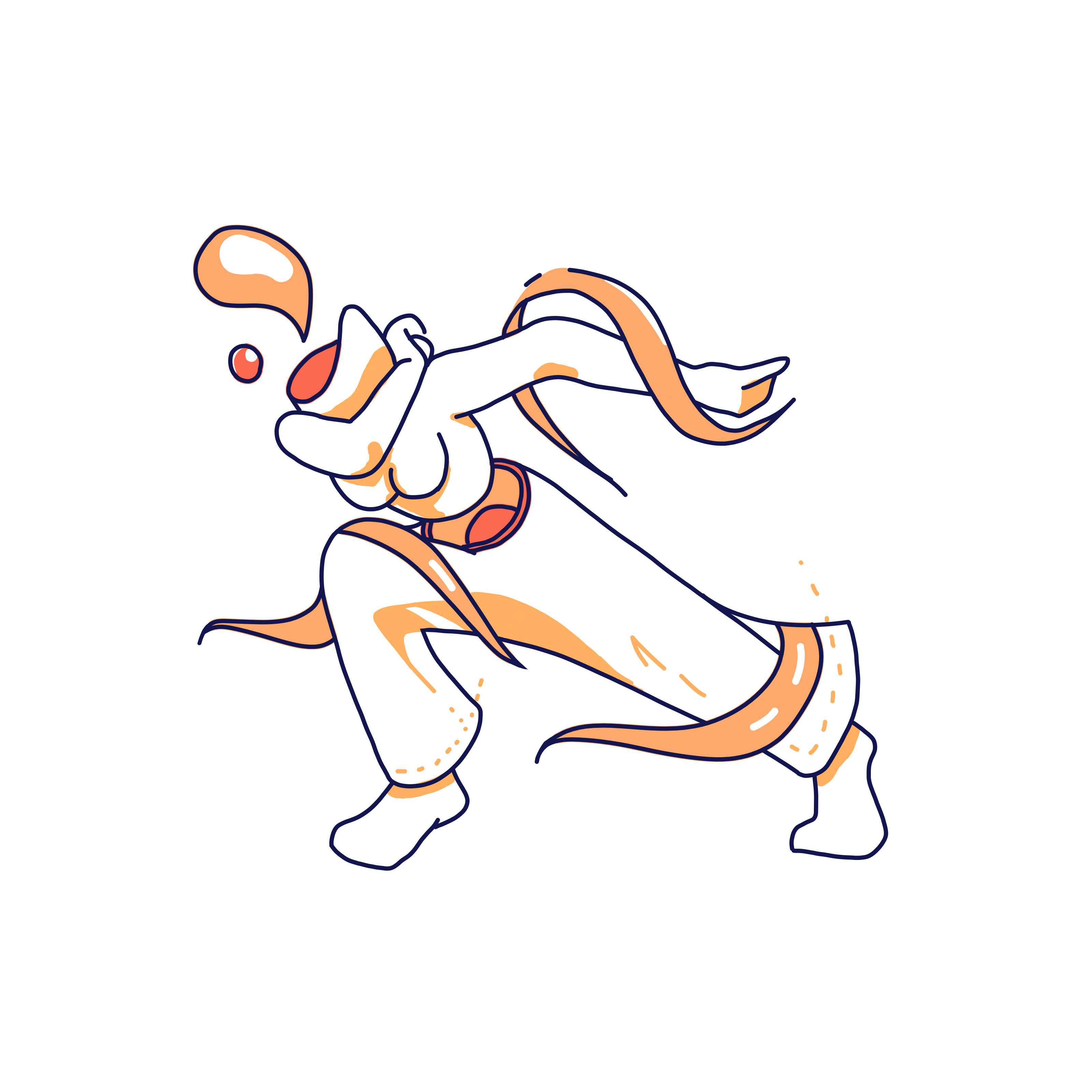 capoeira illustration